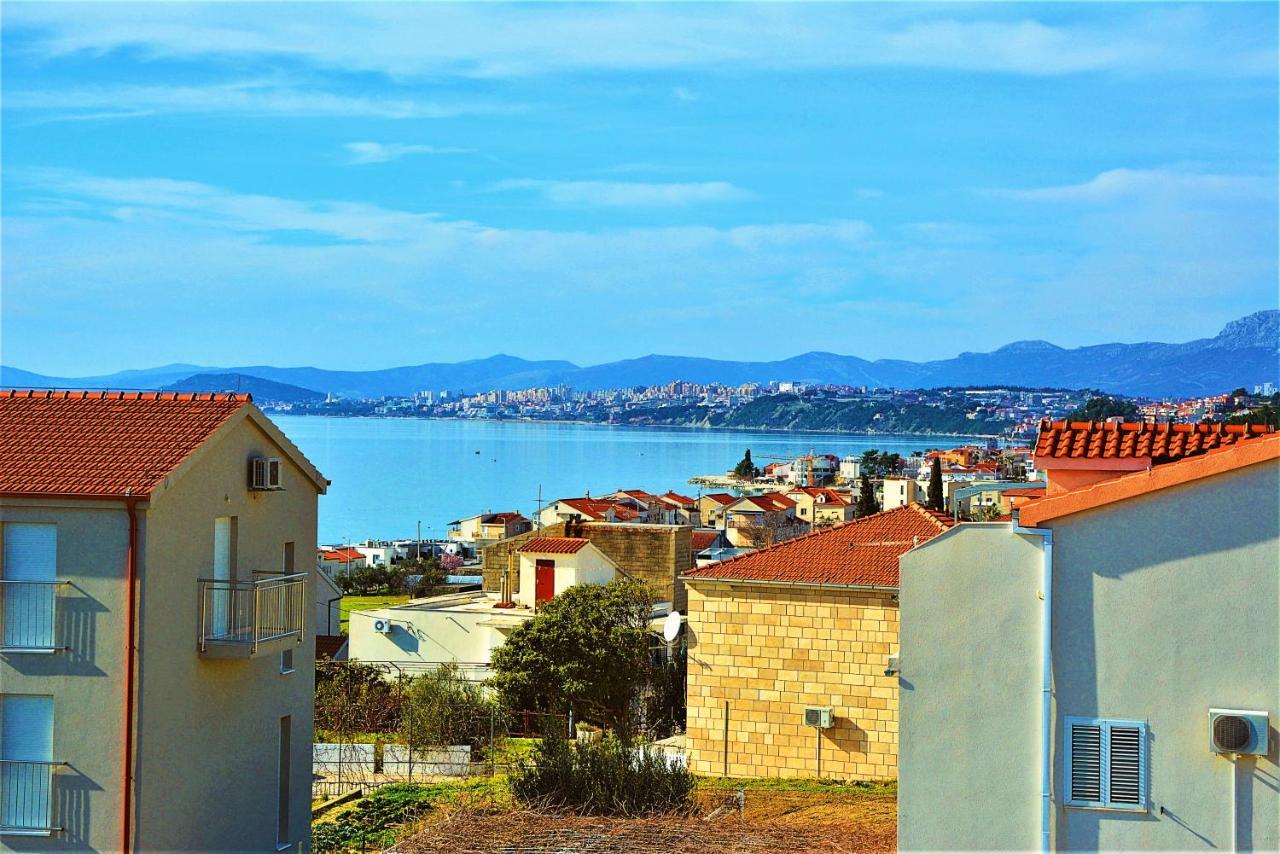 Modern Villa With Jacuzzi, Beautiful Sea View, Near Split! Villa 36A Подстрана Екстер'єр фото