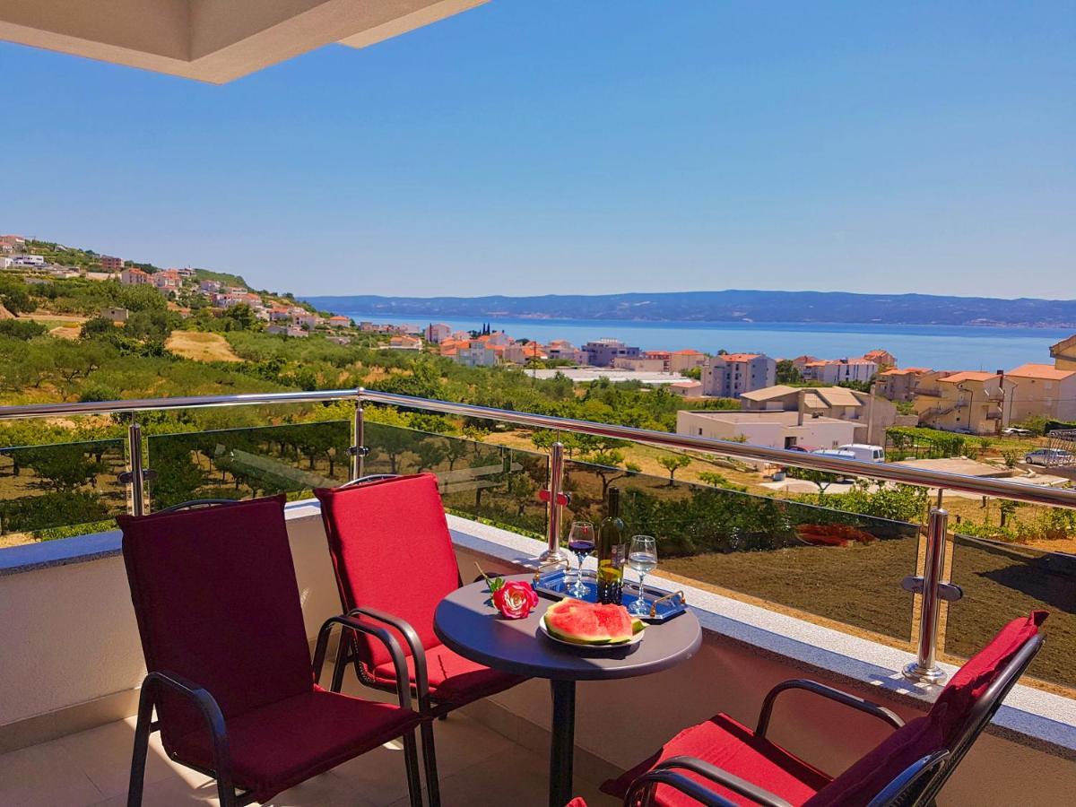Modern Villa With Jacuzzi, Beautiful Sea View, Near Split! Villa 36A Подстрана Екстер'єр фото
