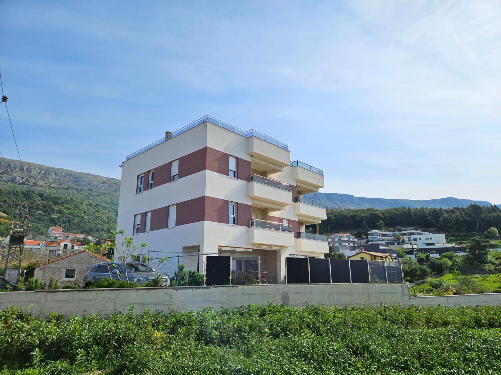 Modern Villa With Jacuzzi, Beautiful Sea View, Near Split! Villa 36A Подстрана Екстер'єр фото